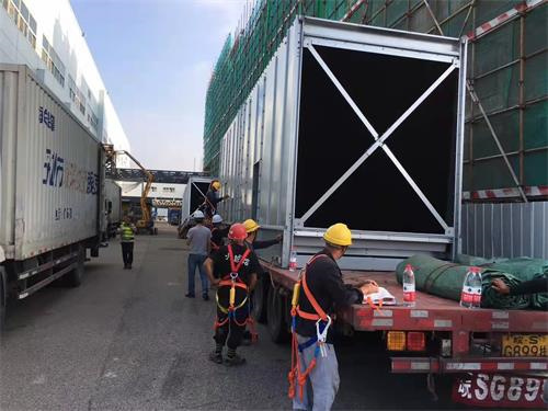 玻璃鋼冷卻塔的工作原理,玻璃鋼冷卻塔工作過程